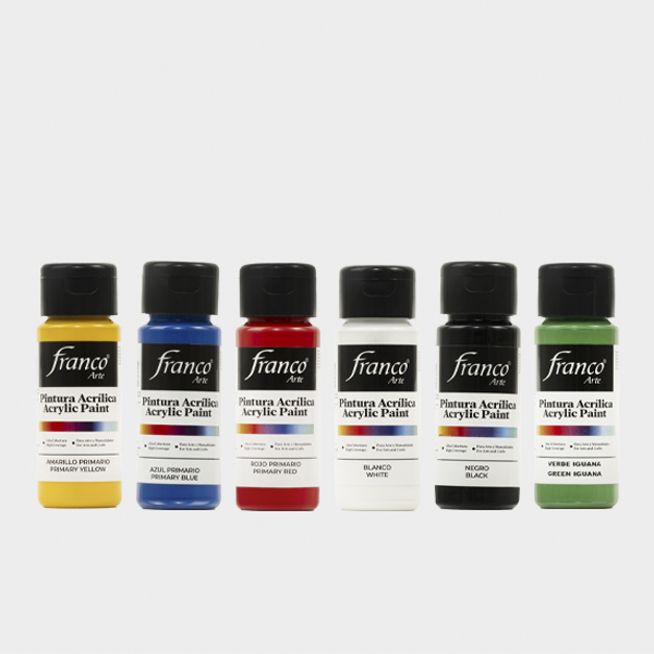 Pintura Acrílica Set X 6 Unids