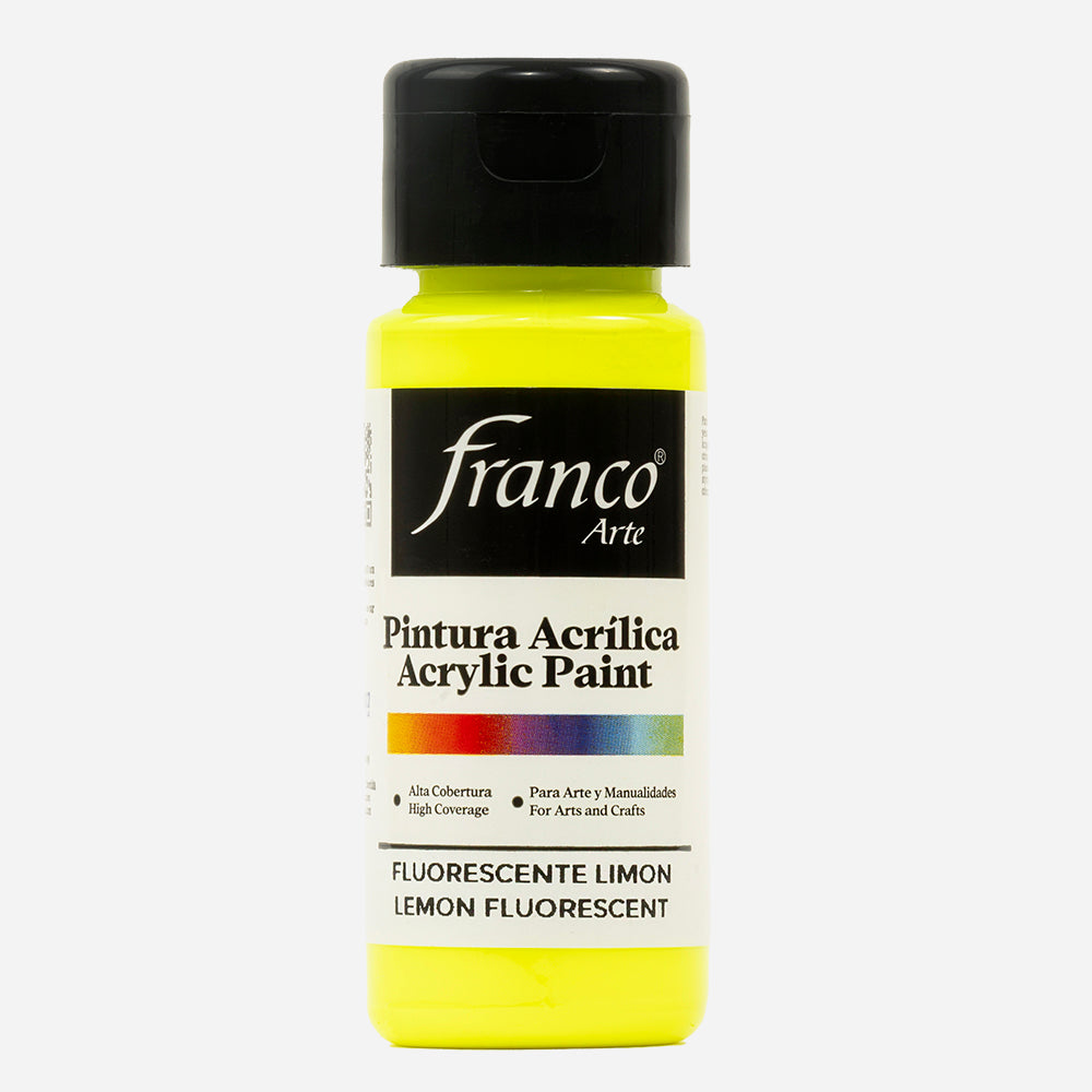 Pintura Acrílica Limón Fluorescente
