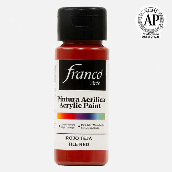 Pintura Acrílica Rojo Teja
