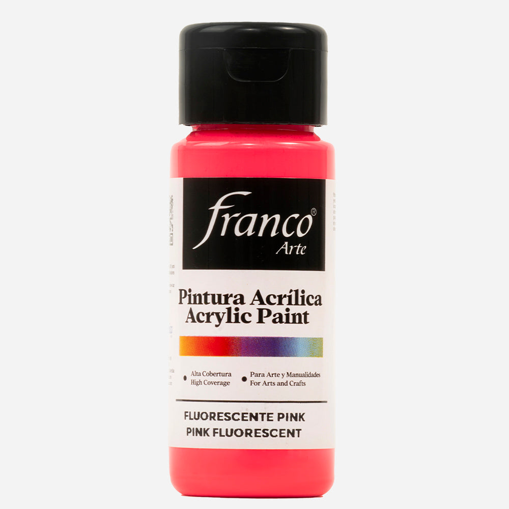 Pintura Acrílica Pink Fluorescente