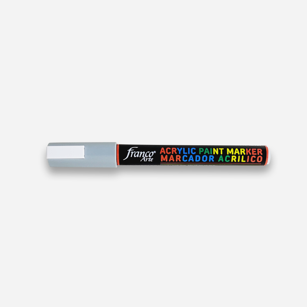Marcador Acrílico Gris