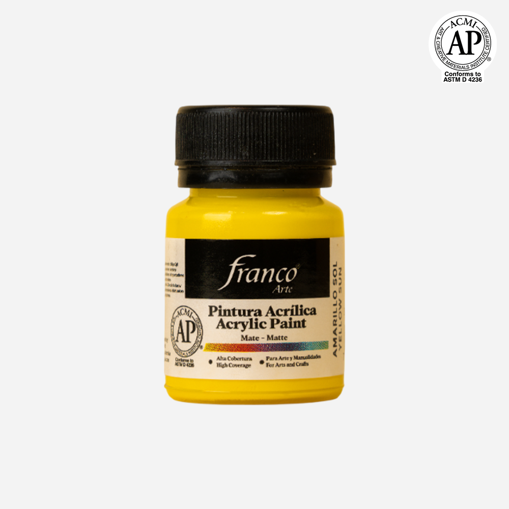 Pintura Acrílica Amarillo Sol