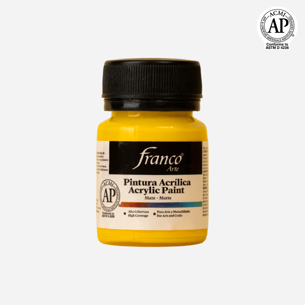Pintura Acrílica Amarillo Brillante