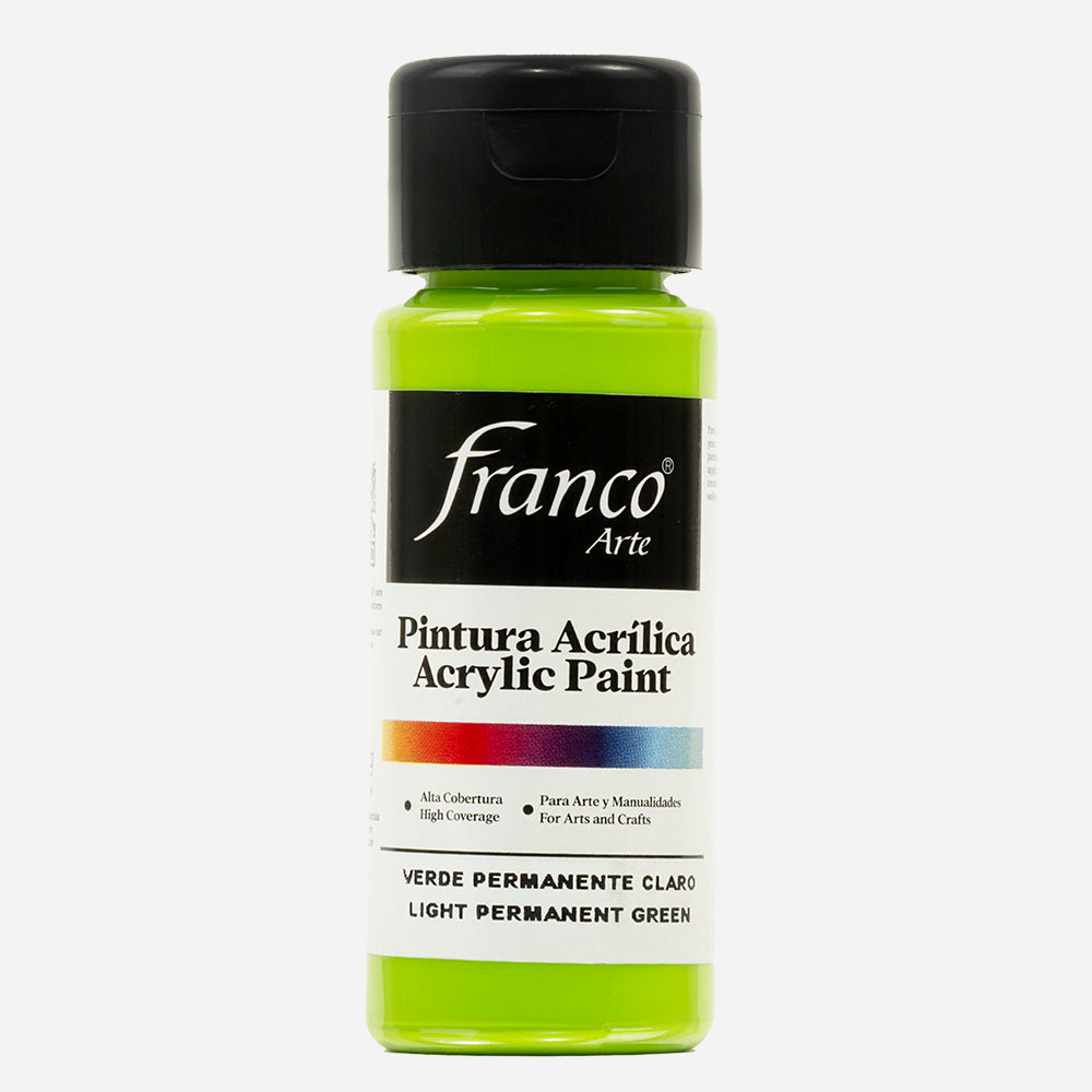 Pintura Acrílica Verde Permanente Claro