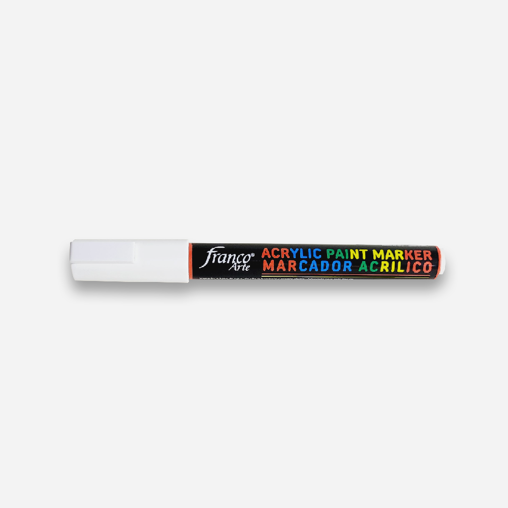 Marcador Acrílico Blanco