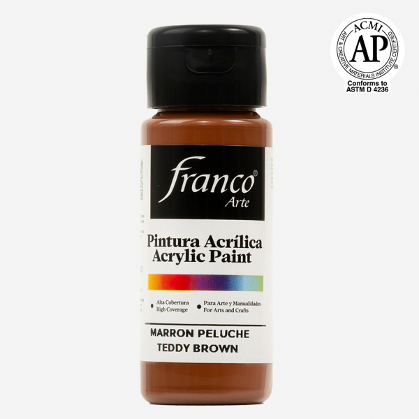 Pintura Acrílica Marrón Peluche