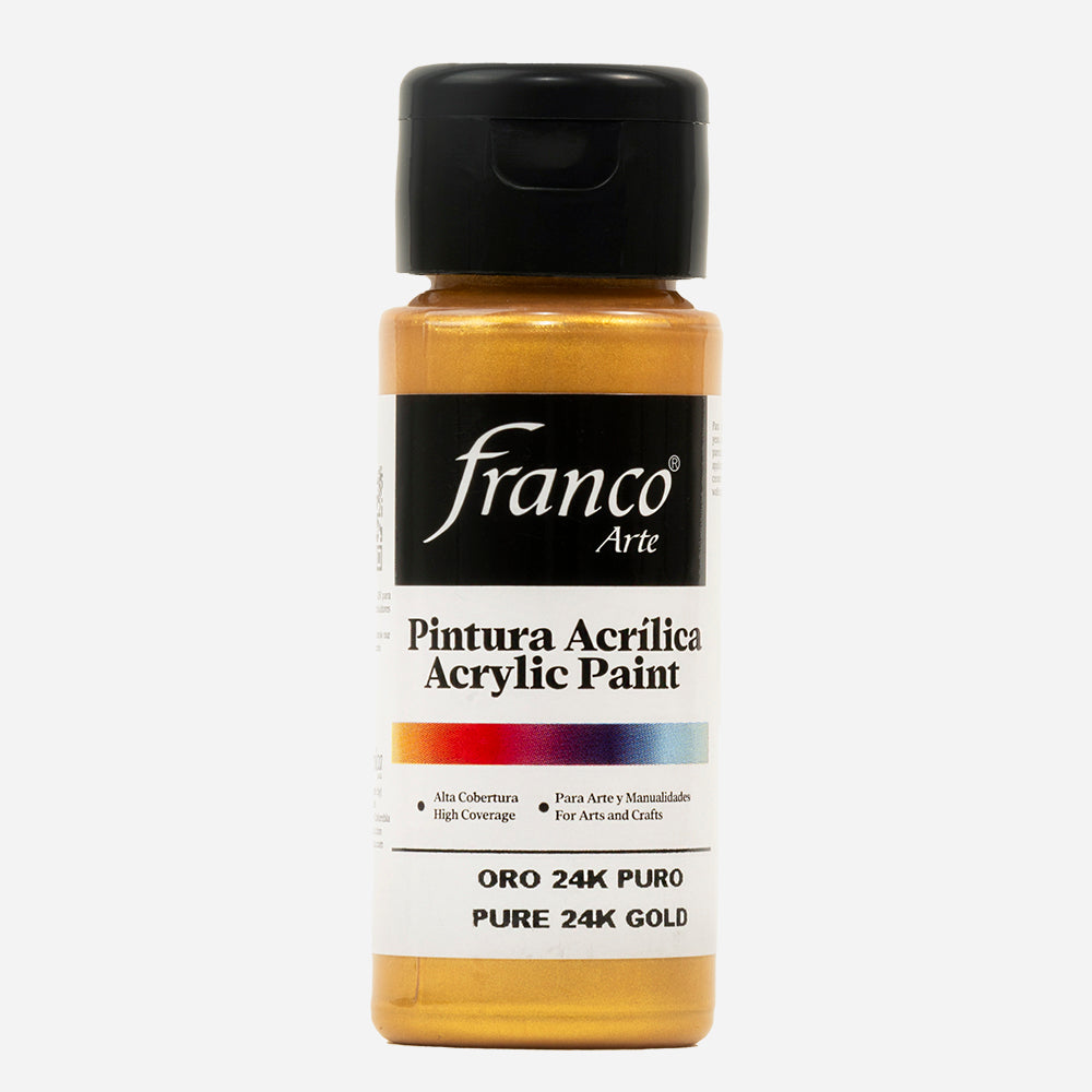 Pintura Acrílica Oro 24K Puro