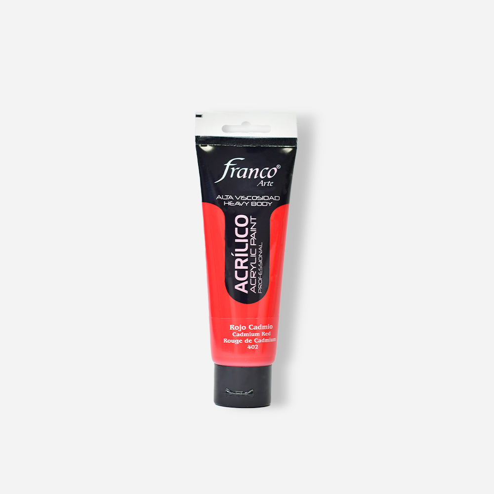 Pintura Acrílica Profesional Tono Rojo Cadmio