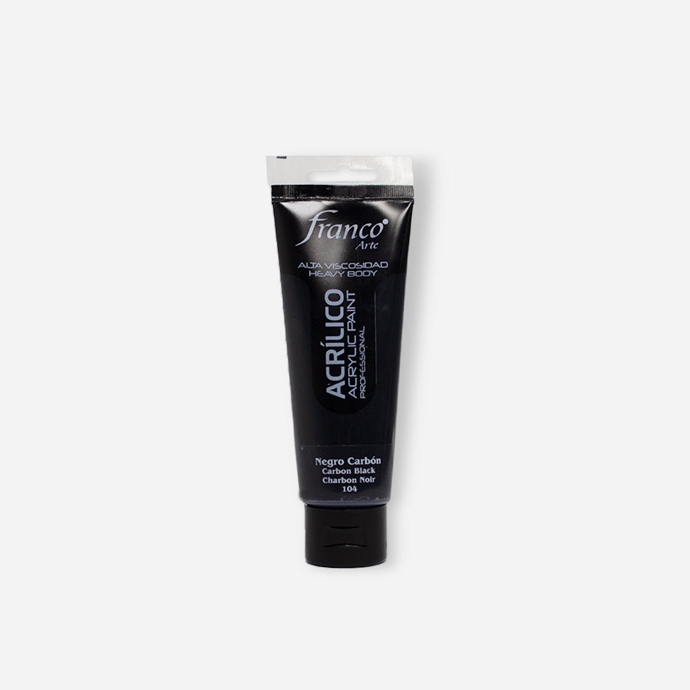 Pintura Acrílica Profesional Negro Carbón