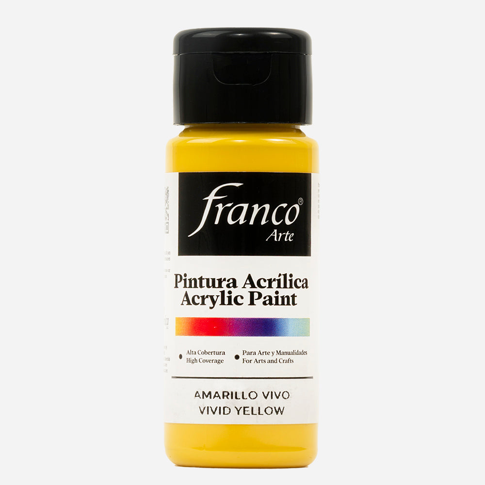 Pintura Acrílica Amarillo Vivo