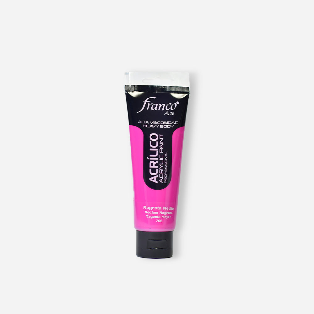 Pintura Acrílica Profesional Magenta Medio