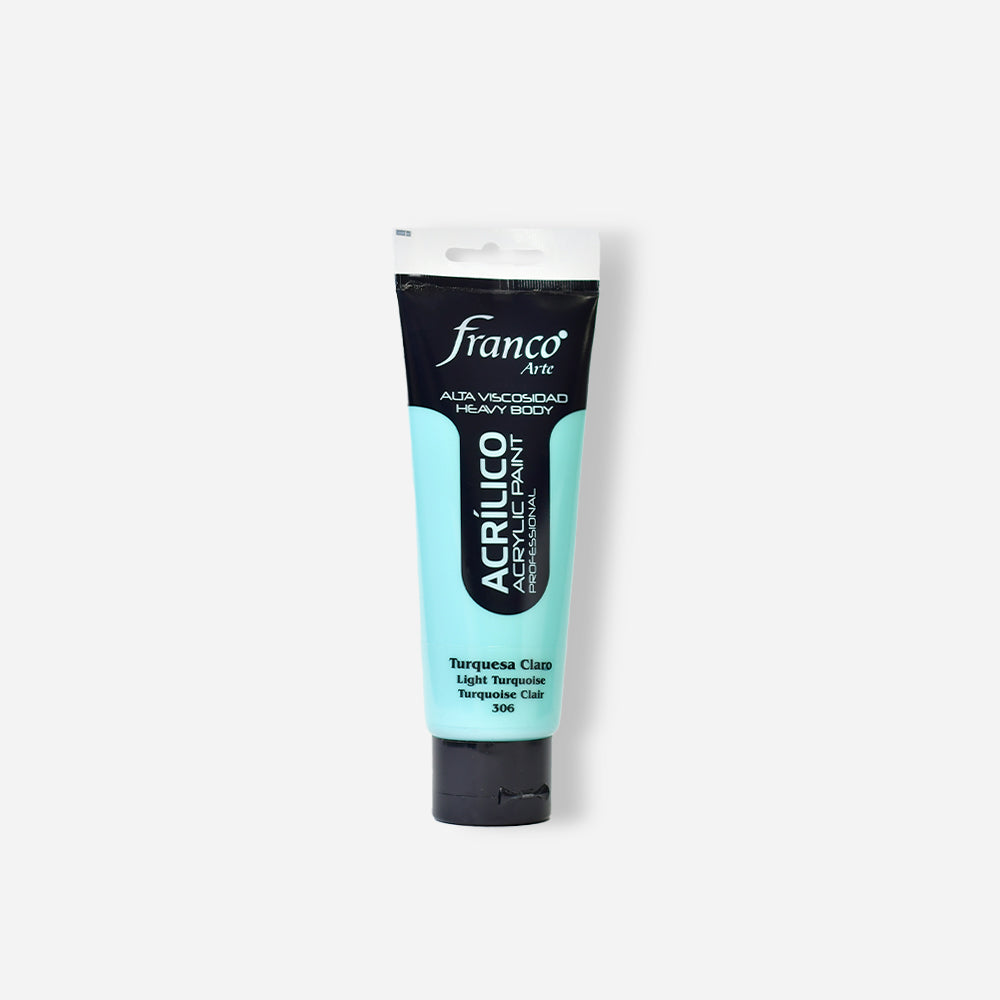 Pintura Acrílica Profesional Turquesa Claro