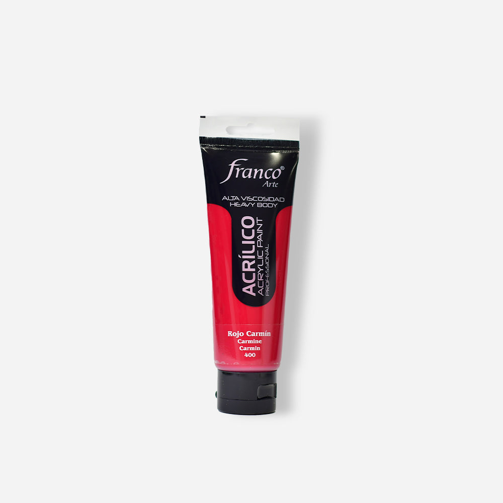 Pintura Acrílica Profesional Rojo Carmín