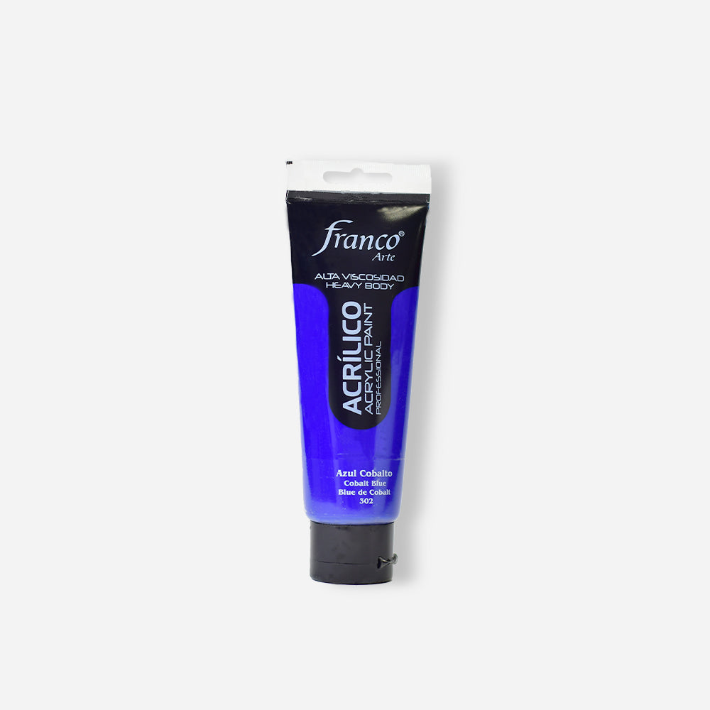 Pintura Acrílica Profesional Tono Azul Cobalto