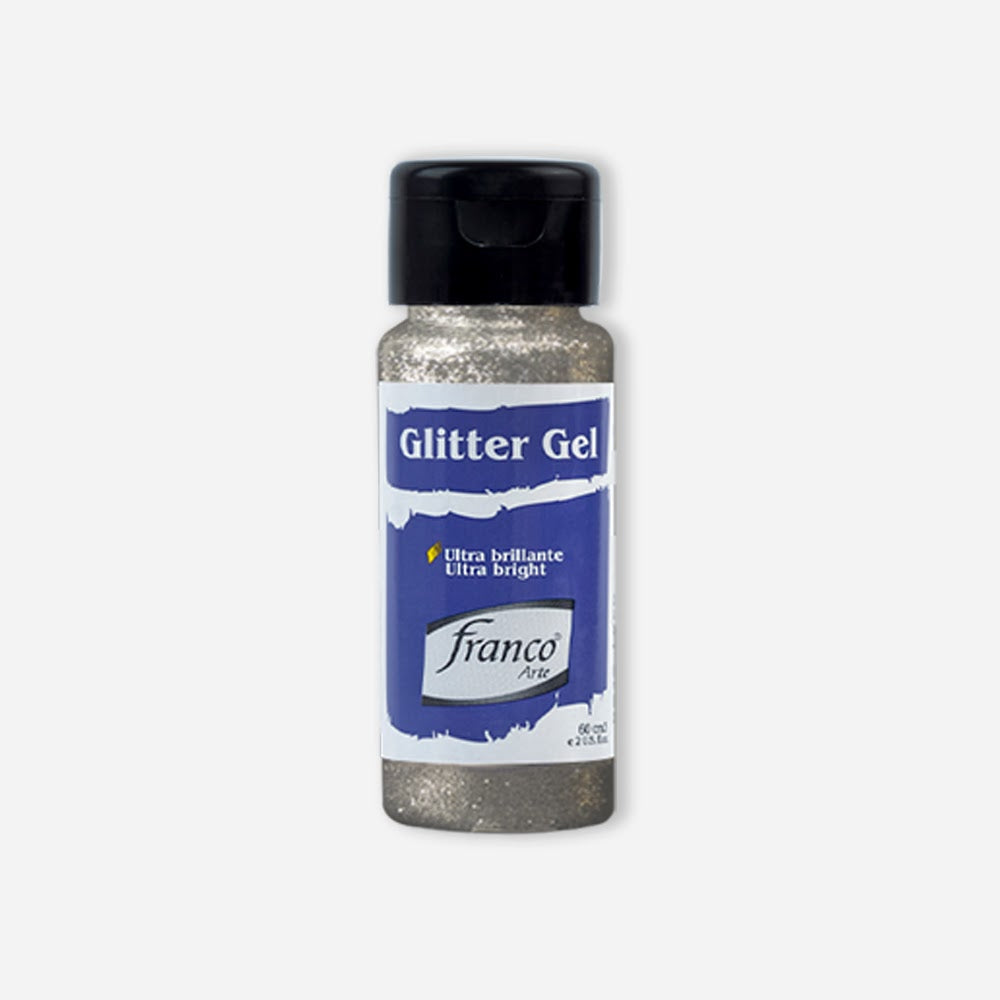 Glitter Gel Plata