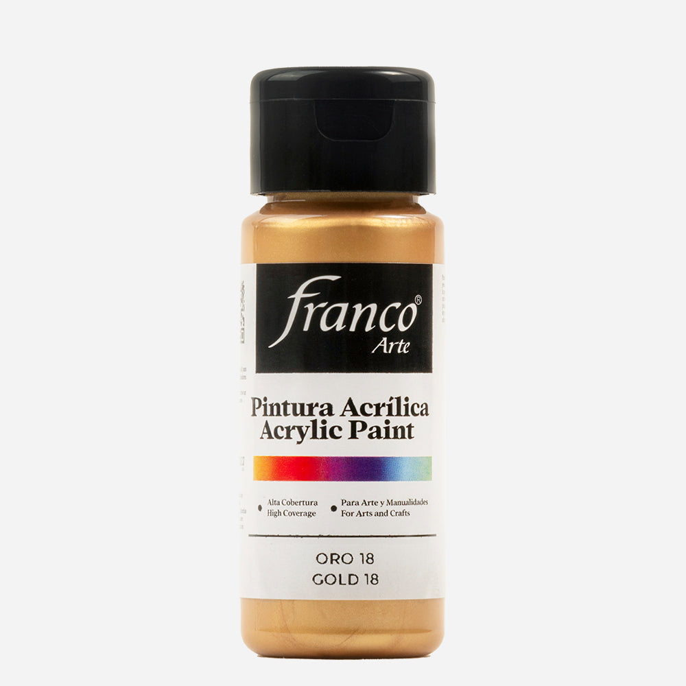 Pintura Acrilica Oro 18