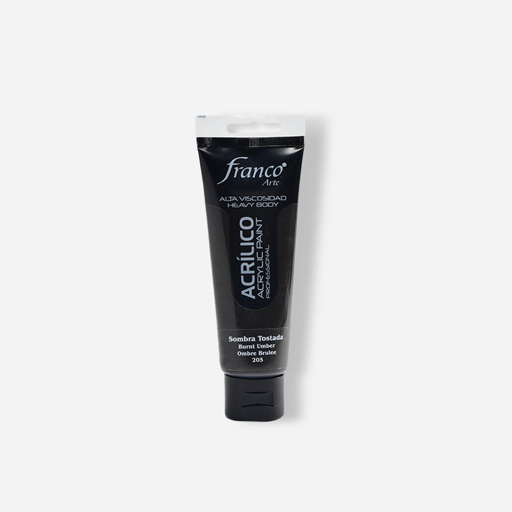 Pintura Acrílica Profesional Tono Sombra Tostada