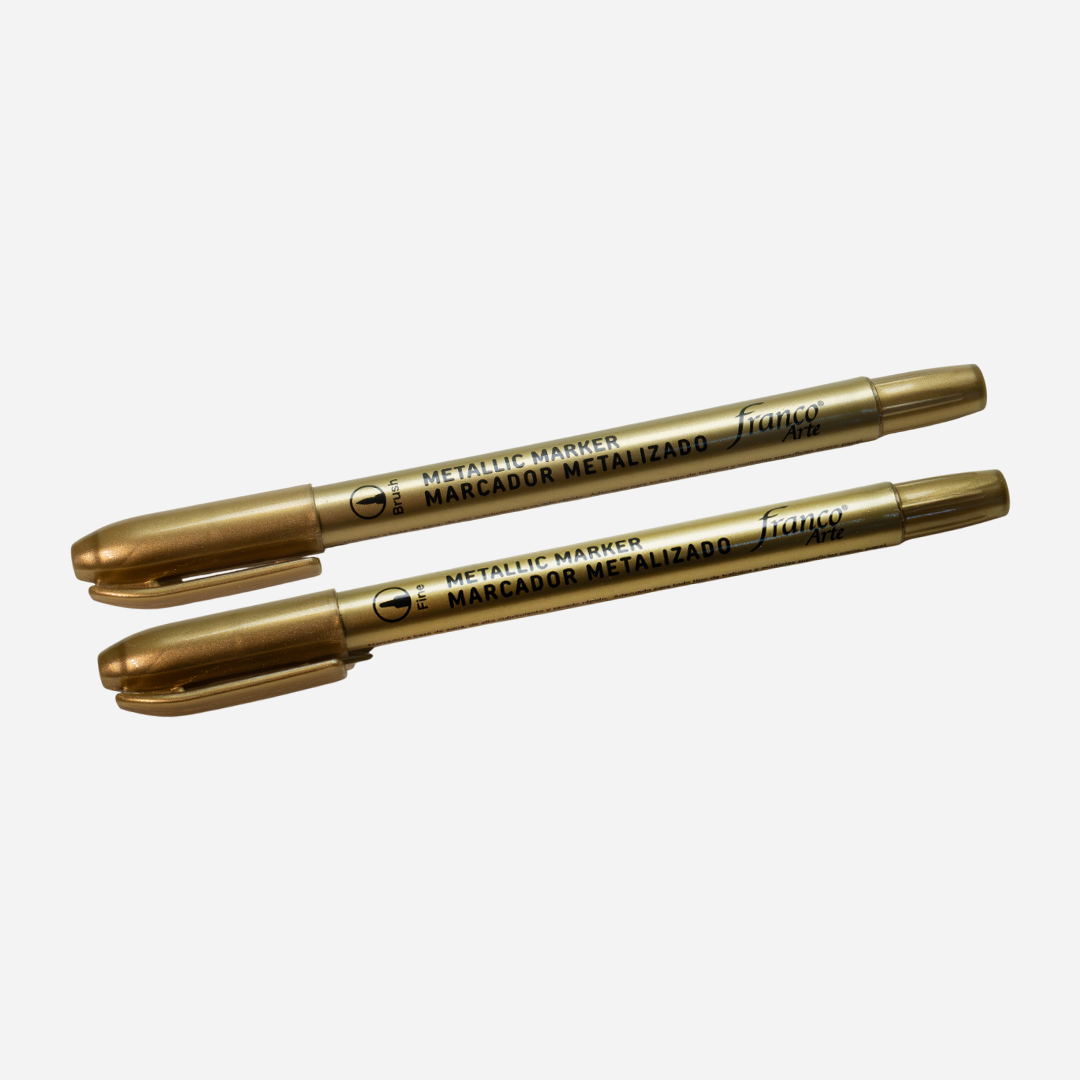 Marcador Metalizado Oro